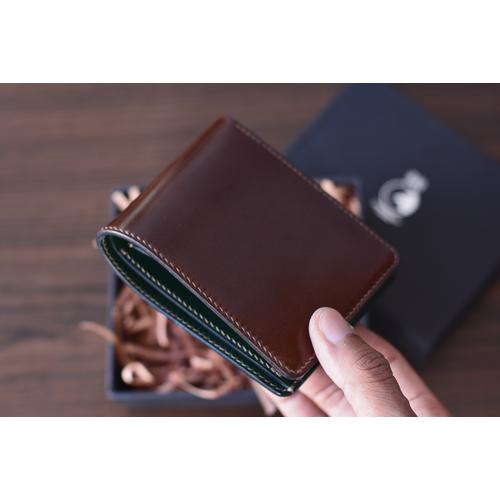 cordovan キメる compact wallet【online limited】