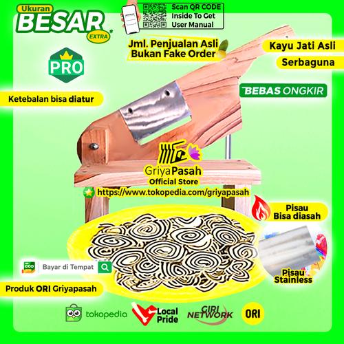 Foto Produk pengiris pemotong kuping gajah manual dari Griyapasah Official Store