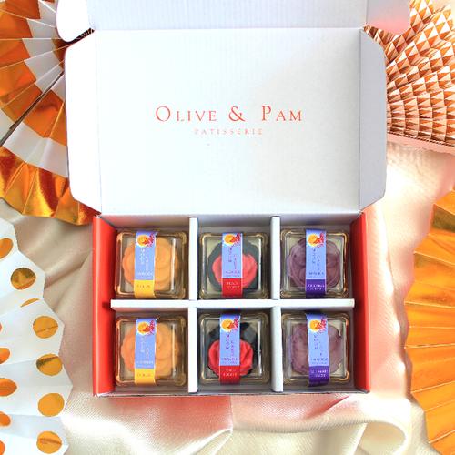 Foto Produk Olive and Pam Snowskin Mooncake 6 pcs / Kue Bulan dari OLIVE AND PAM PATISSERIE