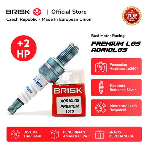 Gambar Busi Motor BRISK Premium LGS AOR10LGS dari PT Brisk Busi Indonesia Jakarta Utara Tokopedia