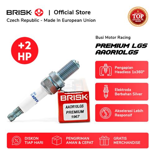 Gambar Busi Motor BRISK Premium LGS AAOR10LGS dari PT Brisk Busi Indonesia Jakarta Utara Tokopedia