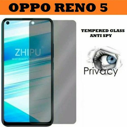 OPPO RENO 5F ANTI GORES TEMPERED GLASS SPY FULL SCREEN PROTECTOR di  Samudra Accessories Tokopedia