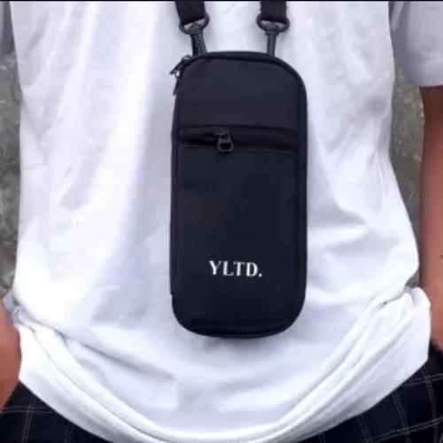 Gambar tas slempang hp dompet hp selempang tas dompet gantung leher - Hitam dari coragio shop Kota Bekasi Tokopedia