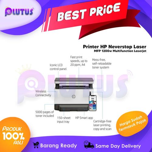 Jual Printer HP Neverstop Laser MFP 1200w - Jakarta Pusat - PLUTUS tech |  Tokopedia