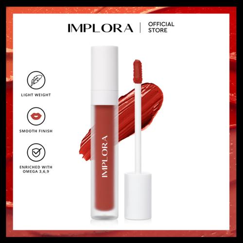 Gambar IMPLORA LIP VELVET WITH VITAMIN E & OMEGA 3 - LIPSTIK / LIPSTICK BIBIR - ATTRACTIVE dari bagtrack Kota Surabaya Tokopedia