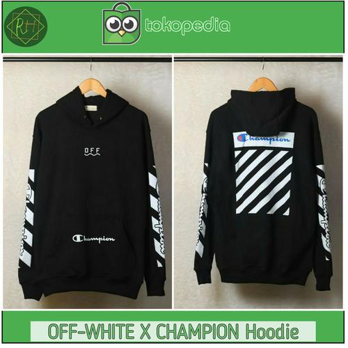 Jual JAKET SWEATER HOODIE OFF-WHITE X 