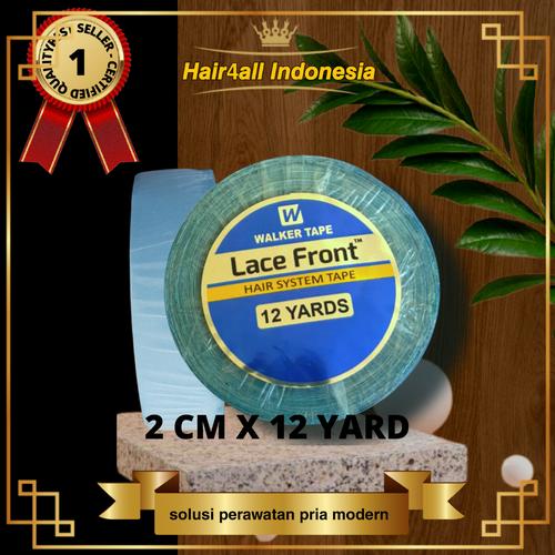 Jual B042D blue walker double tape toupee lace system wig rambut