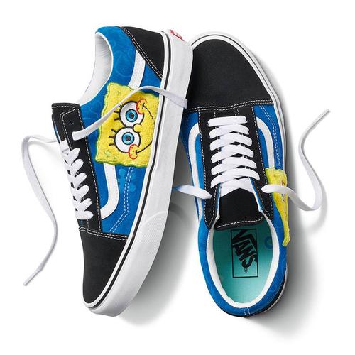 SPONGEBOB x VANS OLD SKOOL BLACK BLUE ORIGINAL di Hypebills Tokopedia