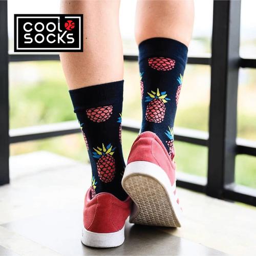 Gambar CoolDeSocks Original | Kaos Kaki Fashion - Big Pineapple Black Red dari CoolDeSocks Official Jakarta Barat Tokopedia