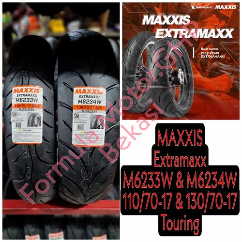 Foto Produk Sepasang Ban Maxxis Extramaxx 110/70-17 & 130/70-17 Free Pentil dari FMGHP
