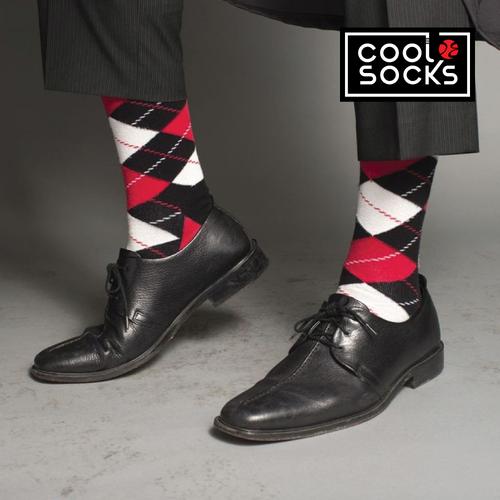Gambar CoolDeSocks Original | Kaos Kaki Motif - Checkered Vintage - Black (C) dari CoolDeSocks Official Jakarta Barat Tokopedia