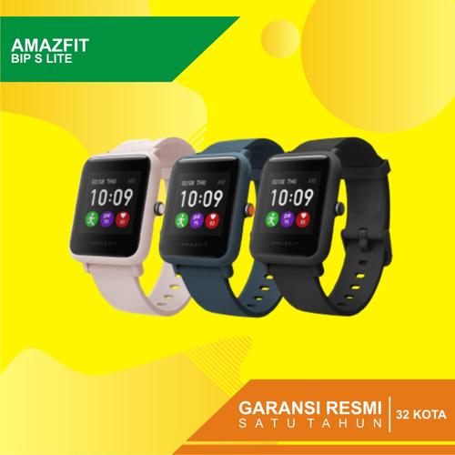 Foto Produk Amazfit BIP S Lite Fitness Fashion Smartwatch Garansi resmi - Hitam dari Kardel Shop