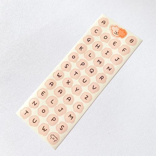 Gambar Puppy Alphabet Diary Deco Stickers - Sticker Unik - Sticker Lucu - Uppercase Cream dari Pinkabulous Kota Tangerang Selatan Tokopedia