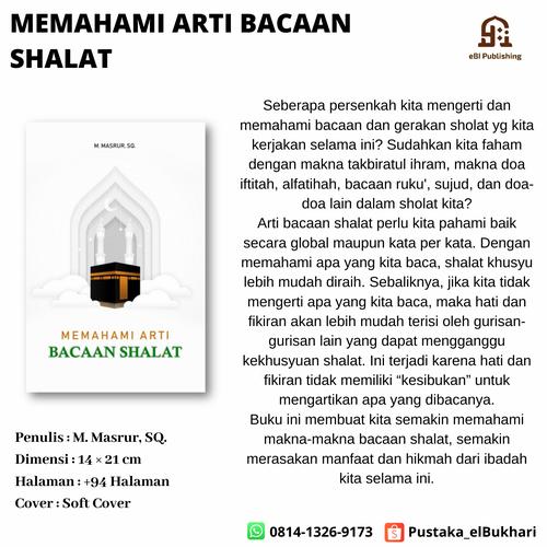 Gambar Memahami Arti Bacaan Shalat dari eBI Publishing Kota Tangerang Selatan Tokopedia