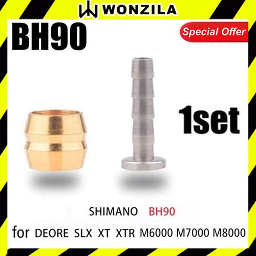 Kit De 20 Olives Et Inserts Pour Freins Hydrauliques Shimano BH90 - Cuivre Et Inox, Pour Réparation Durites - 11