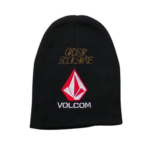 kupluk beanie hat premium volcom hitam 