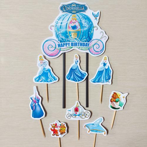 Jual TOPPER CINDERELLA / CAKE TOPPER CINDERELLA / TOPPER KUE CINDERELLA ...