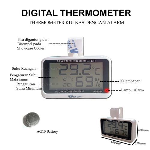 Jual Termometer kulkas Alarm digital Model A0909C Jakarta Barat HealthyLux98 Tokopedia