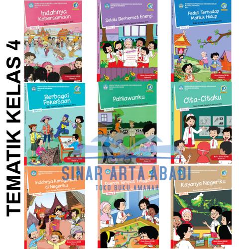 Jual Buku tematik SD kelas 4 tema 1 2 3 4 5 6 7 8 9 kurikulum 2013 ...