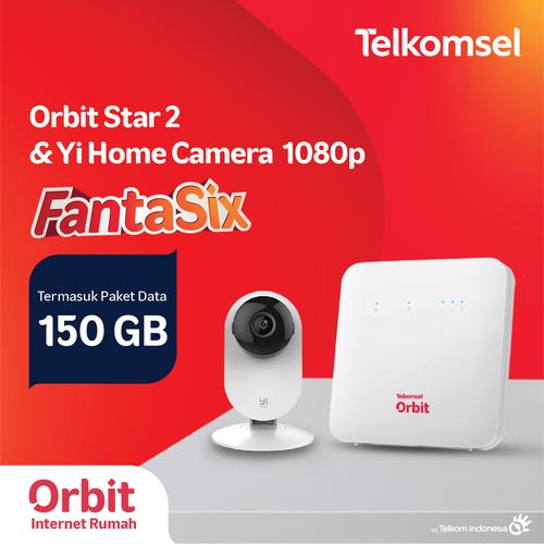Gambar Telkomsel Orbit Star 2 + Yi Home Xiaoyi IP Camera 1080p dari Myorbit Official Store Kota Tangerang Tokopedia