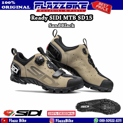 Promo SIDI MTB SD15 Sand Black Size 40 41 42 43 44 45 - Sepatu 