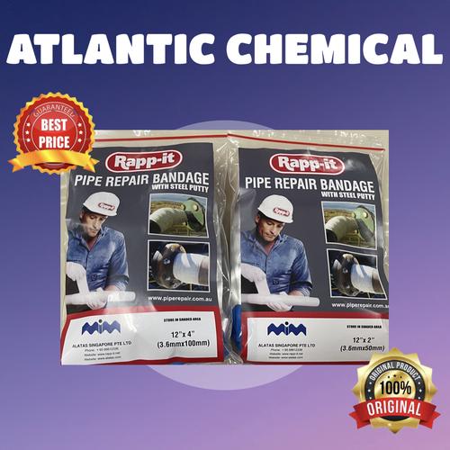 Jual RAPP IT PIPE REPAIR BANDAGE WITH STEEL PUTTY 4 INCH Jakarta