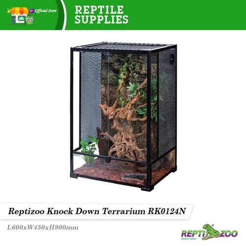 Promo Reptizoo Terrarium Screen 60x45x90cm Kandang Reptil Inc Paking Kayu Cicil 0 3x