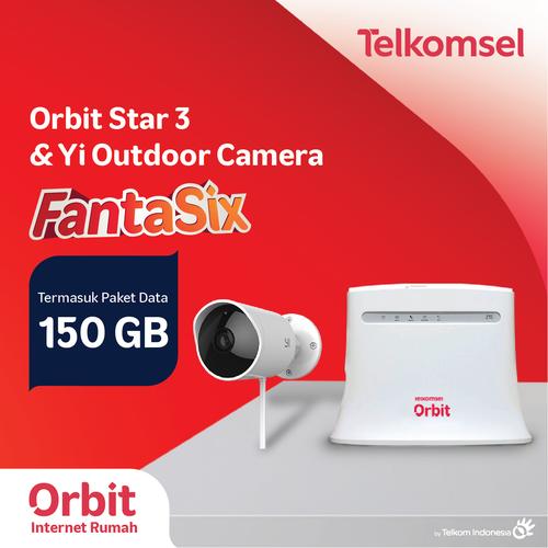 Gambar Telkomsel Orbit Star 3 + Yi Outdoor Camera CCTV IP Camera 1080P dari Myorbit Official Store Kota Tangerang Tokopedia