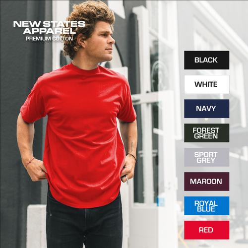 Jual Kaos Polos New States Apparel 7200 