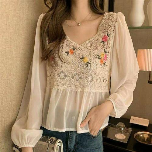 Jual Blouse Korea Import Lengan Panjang 