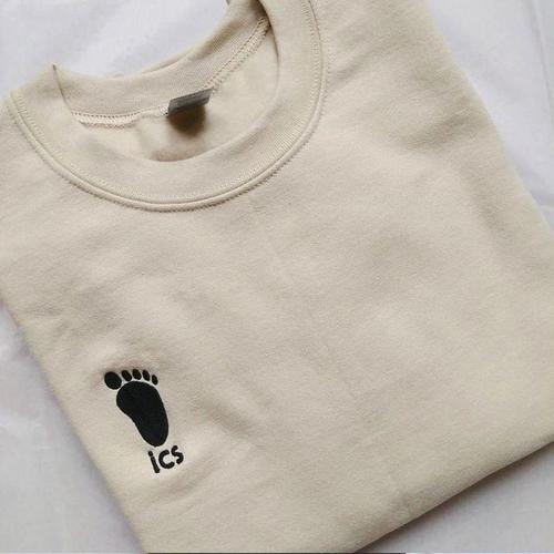 Jual Haikyuu Sweater ICS logo sablon 