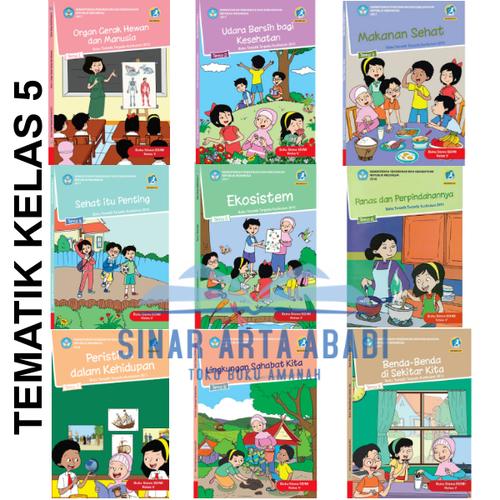 Jual Buku tematik SD kelas 5 tema 1 2 3 4 5 6 7 8 9 kurikulum 2013 ...