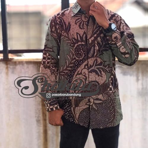 Foto Produk batik pria lengan panjang - g, xxxl dari Shakila-Shop
