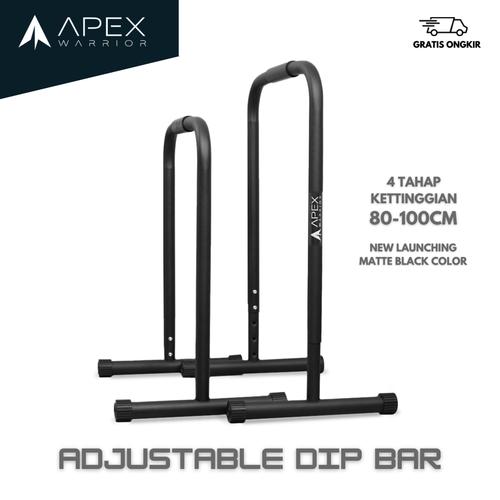 Foto Produk Adjustable Mobile Dip bar Lebert Equalizer Calisthenic Dip - Yelllow, Non-Adjustable dari Apex Warrior