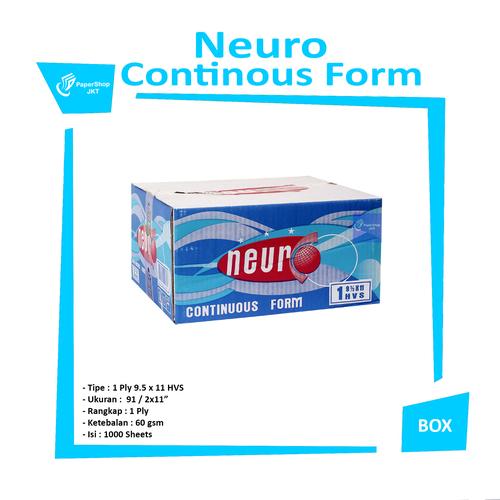 Gambar Continous Form 91/2 x 11 1 Ply ( K1 Neuro ) HVS / Kertas Komputer dari Paper Shop Jkt Jakarta Utara Tokopedia