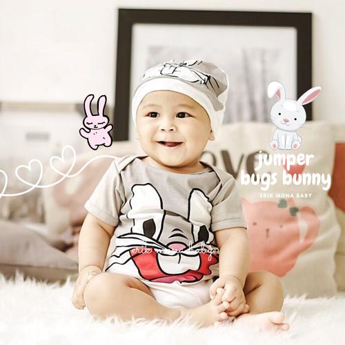 Gambar baju bayi jumper bayi baju anak model karakter kelinci bunny - S dari ermon baby and kids Kota Malang Tokopedia