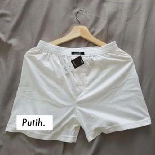 Gambar Celana dalam pria - Premium katun boxer - Relaxed underwear - Putih, M dari Honeykids Station Kab. Bandung Tokopedia
