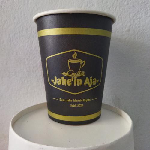 Jual Paper Cup Hitam 12 oz + Cetak Desain 1 warna - Kota Tangerang ...