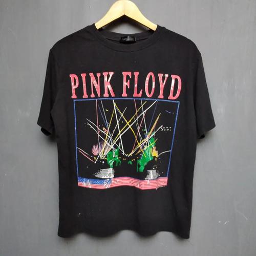 Jual baju kaos band second vintage pink 