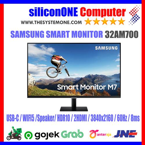 Foto Produk Samsung 32" 32AM700 Smart 4K USB-C 2HDMI WIfi5 HDR10 32AM700U dari silicon ONE Computer