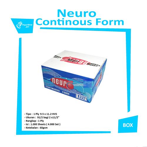 Gambar Continous Form 91/2 x 11/2 1Ply/2 ( K1 Wartel Neuro ) /Kertas Komputer dari Paper Shop Jkt Jakarta Utara Tokopedia