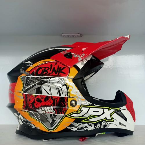 Jual helm motocross jpx x38 red obink 