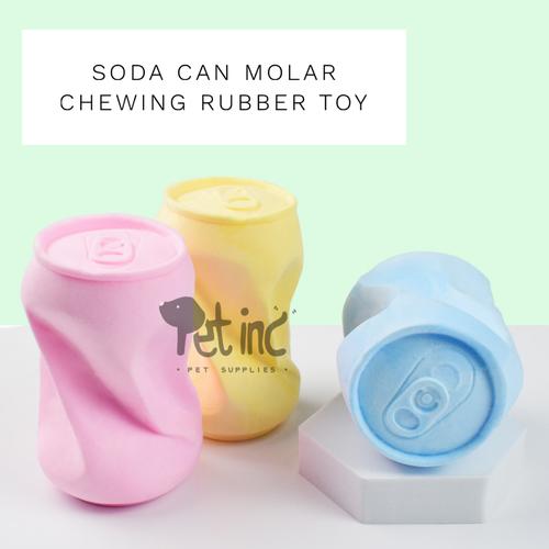 Foto Produk Soda can molar chewing rubber toy - Biru Muda dari Pet inc shop