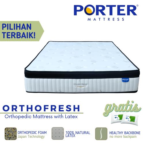 Foto Produk PORTER - ORTHOFRESH Latex Orthopedic Mattress - 120 x 200 dari PORTER Mattress