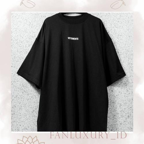 Jual VETEMENTS Logo oversized tshirt 