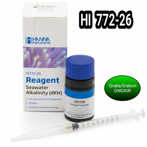 Gambar Hanna HI-772-26 Seawater/Marine alkalinity (dKH) reagents HI772-26 dari te nie Jakarta Utara Tokopedia