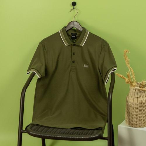 Jual Hugo Boss White Stripe Paddy Polo 