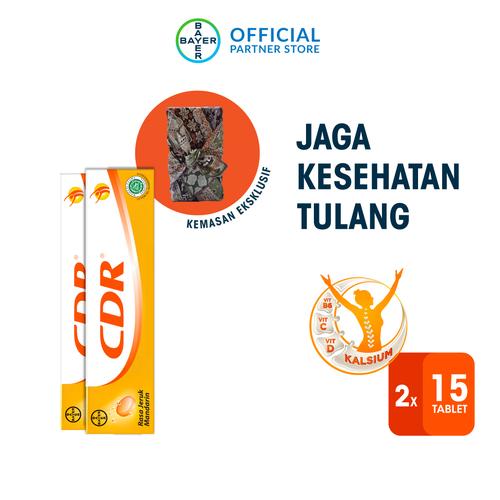 Foto Produk CDR Monthly Box (CDR Rasa Jeruk 15 Tablet x 2 Unit) - Eco Pack dari Bayer Health Partner