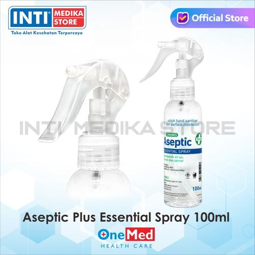 Gambar ONEMED - Aseptic Plus Essential 2in1 Hand Sanitizer & Disinfektan - Spray 100ml dari INTI MEDIKA STORE Kota Bandung Tokopedia