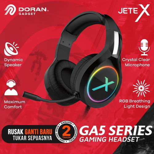 Gambar Headset Gaming | Headphone Gaming RGB JETE-X GA5 Series - Garansi 1th dari Doran Gadget Kota Surabaya Tokopedia